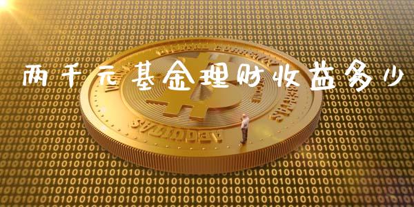 两千元基金理财收益多少_https://www.qdlswl.com_理财_第1张
