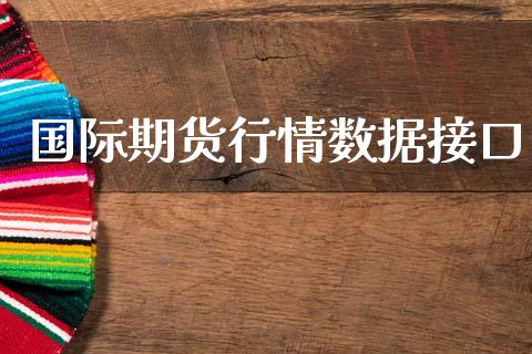 国际期货行情数据接口_https://www.qdlswl.com_直播_第1张
