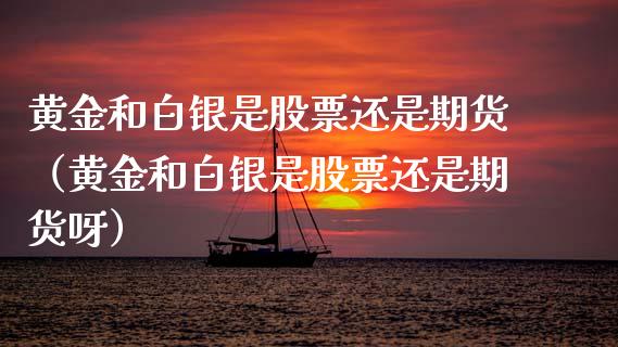 黄金和白银是股票还是期货（黄金和白银是股票还是期货呀）_https://www.qdlswl.com_股指_第1张