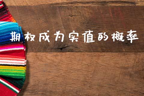 期权成为实值的概率_https://www.qdlswl.com_股票_第1张