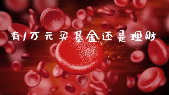 有1万元买基金还是理财_https://www.qdlswl.com_理财_第1张