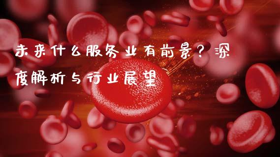 未来什么服务业有前景？深度解析与行业展望_https://www.qdlswl.com_股指_第1张