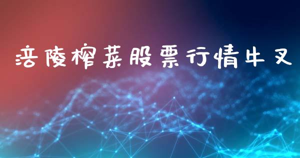 涪陵榨菜股票行情牛叉_https://www.qdlswl.com_内盘_第1张