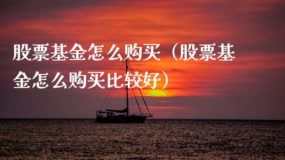 股票基金怎么购买（股票基金怎么购买比较好）_https://www.qdlswl.com_理财_第1张