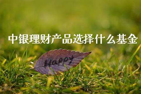 中银理财产品选择什么基金_https://www.qdlswl.com_基金_第1张