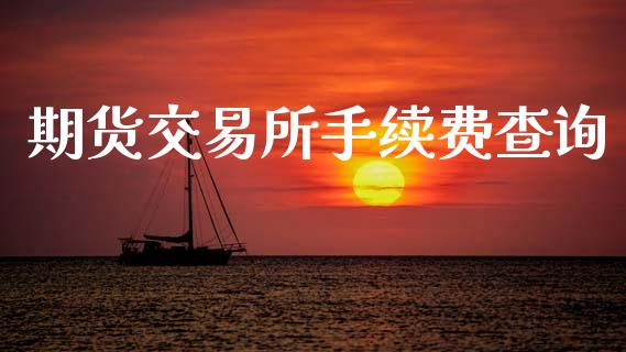 期货交易所手续费查询_https://www.qdlswl.com_基金_第1张