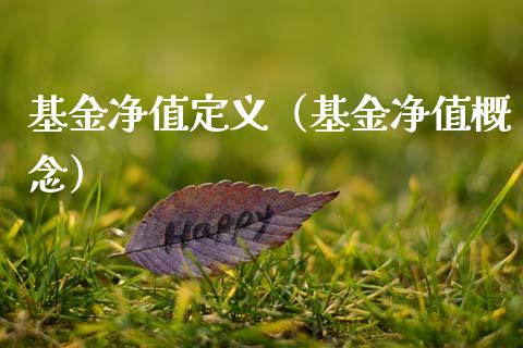 基金净值定义（基金净值概念）_https://www.qdlswl.com_理财_第1张