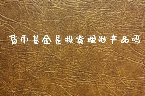 货币基金是投资理财产品吗_https://www.qdlswl.com_理财_第1张