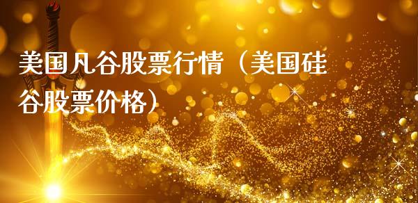 美国凡谷股票行情（美国硅谷股票价格）_https://www.qdlswl.com_内盘_第1张