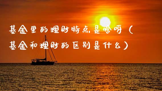 基金里的理财特点是啥呀（基金和理财的区别是什么）_https://www.qdlswl.com_理财_第1张