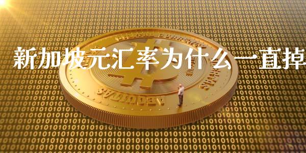 新加坡元汇率为什么一直掉_https://www.qdlswl.com_期货_第1张