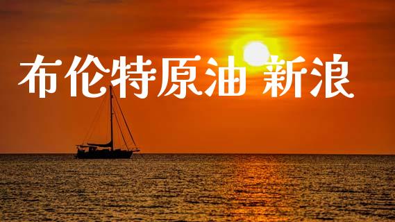 布伦特原油 新浪_https://www.qdlswl.com_直播_第1张