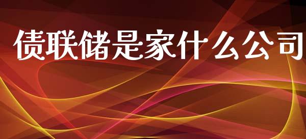 债联储是家什么公司_https://www.qdlswl.com_内盘_第1张