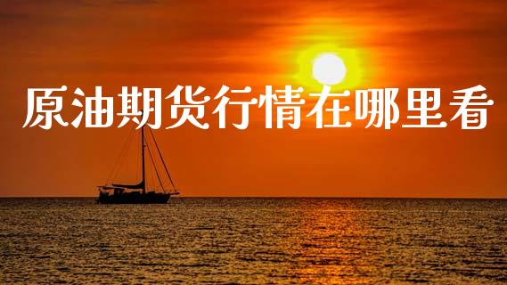 原油期货行情在哪里看_https://www.qdlswl.com_股指_第1张