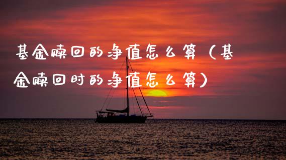 基金赎回的净值怎么算（基金赎回时的净值怎么算）_https://www.qdlswl.com_基金_第1张
