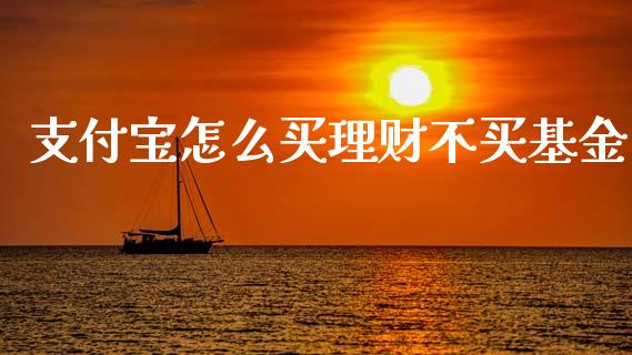 支付宝怎么买理财不买基金_https://www.qdlswl.com_理财_第1张