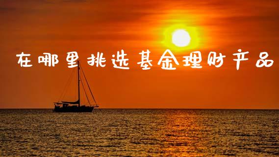在哪里挑选基金理财产品_https://www.qdlswl.com_基金_第1张