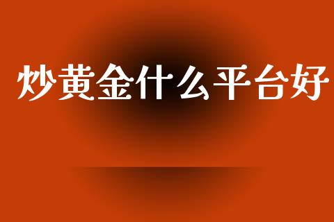 炒黄金什么平台好_https://www.qdlswl.com_内盘_第1张