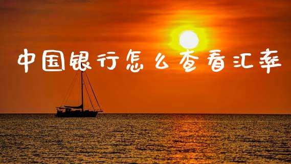 中国银行怎么查看汇率_https://www.qdlswl.com_基金_第1张