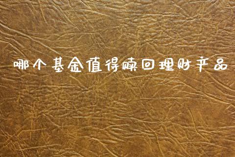 哪个基金值得赎回理财产品_https://www.qdlswl.com_理财_第1张