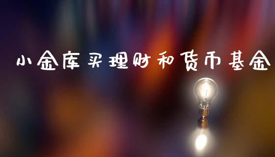 小金库买理财和货币基金_https://www.qdlswl.com_基金_第1张