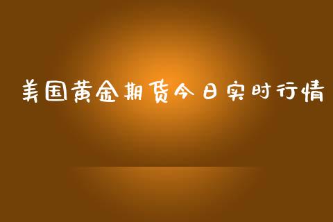 美国黄金期货今日实时行情_https://www.qdlswl.com_股指_第1张