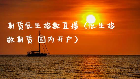 期货恒生指数直播（恒生指数期货 国内开户）_https://www.qdlswl.com_直播_第1张