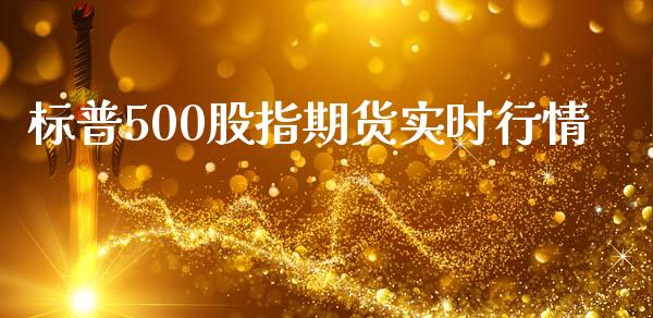 标普500股指期货实时行情_https://www.qdlswl.com_期货_第1张