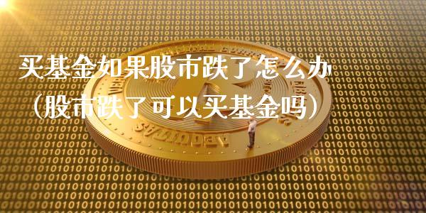 买基金如果股市跌了怎么办（股市跌了可以买基金吗）_https://www.qdlswl.com_基金_第1张