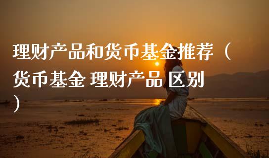 理财产品和货币基金推荐（货币基金 理财产品 区别）_https://www.qdlswl.com_基金_第1张