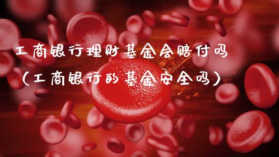 工商银行理财基金会赔付吗（工商银行的基金安全吗）_https://www.qdlswl.com_理财_第1张