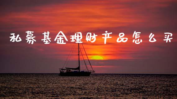 私募基金理财产品怎么买_https://www.qdlswl.com_理财_第1张