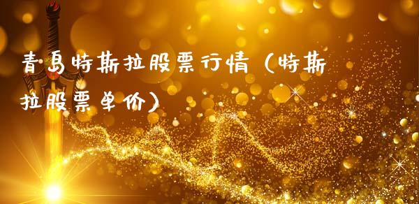 青岛特斯拉股票行情（特斯拉股票单价）_https://www.qdlswl.com_外盘_第1张