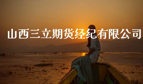 山西三立期货经纪有限公司_https://www.qdlswl.com_期货_第1张