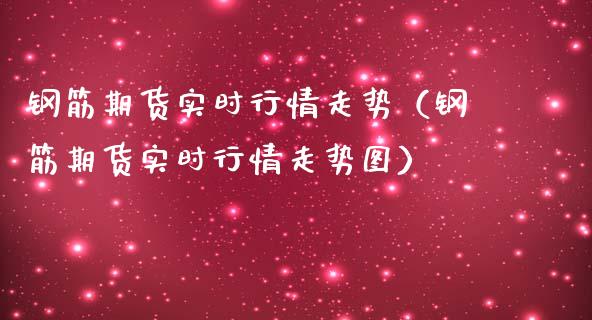 钢筋期货实时行情走势（钢筋期货实时行情走势图）_https://www.qdlswl.com_期货_第1张
