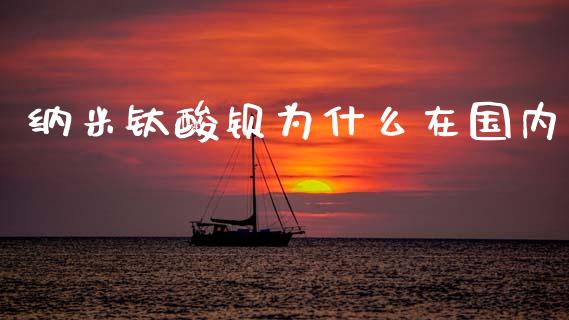 纳米钛酸钡为什么在国内_https://www.qdlswl.com_理财_第1张
