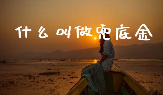 什么叫做兜底金_https://www.qdlswl.com_期货_第1张