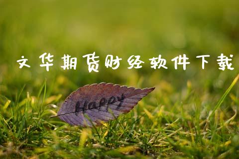文华期货财经软件下载_https://www.qdlswl.com_股指_第1张