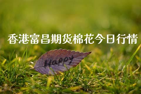 香港富昌期货棉花今日行情_https://www.qdlswl.com_股指_第1张