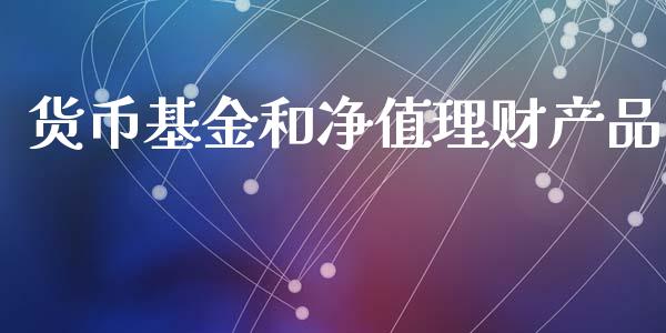 货币基金和净值理财产品_https://www.qdlswl.com_基金_第1张