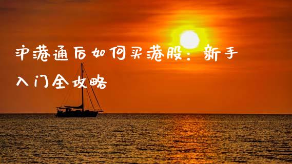沪港通后如何买港股:新手入门全攻略_直播_第1张_青岛财经网 沪港通后如何买港股:新手入门全攻略_https://www.qdlswl.com_直播_第1张