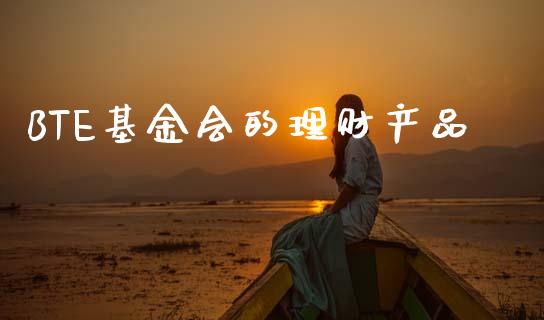 BTE基金会的理财产品_https://www.qdlswl.com_基金_第1张