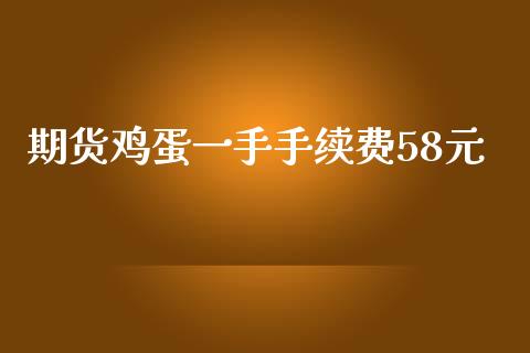 期货鸡蛋一手手续费58元_https://www.qdlswl.com_期货_第1张