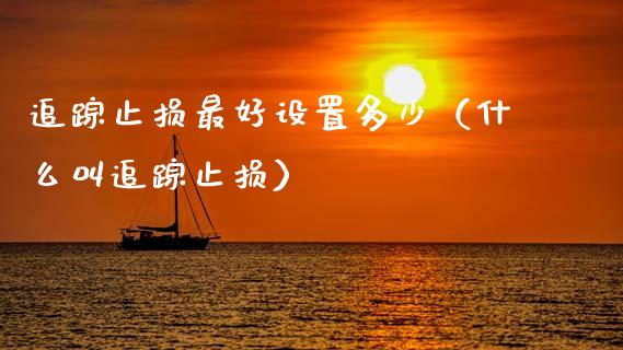 追踪止损最好设置多少（什么叫追踪止损）_https://www.qdlswl.com_期货_第1张
