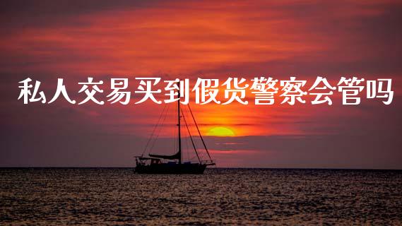 私人交易买到假货警察会管吗_https://www.qdlswl.com_期货_第1张