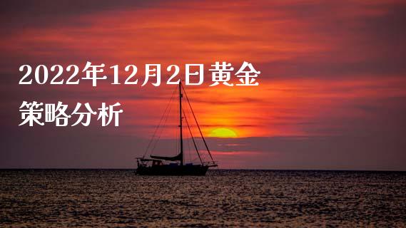 2022年12月2日黄金策略分析_https://www.qdlswl.com_期货_第1张