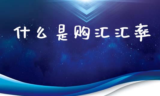 什么是购汇汇率_https://www.qdlswl.com_理财_第1张
