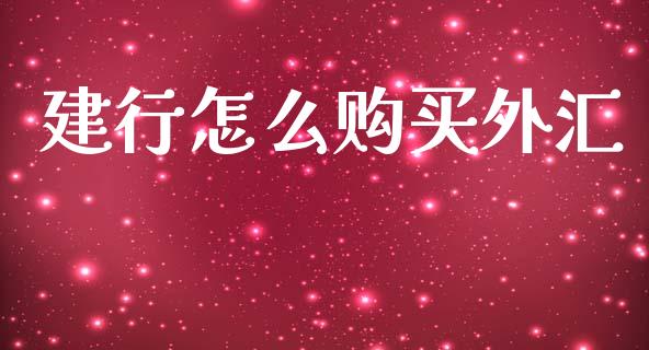建行怎么购买外汇_https://www.qdlswl.com_基金_第1张