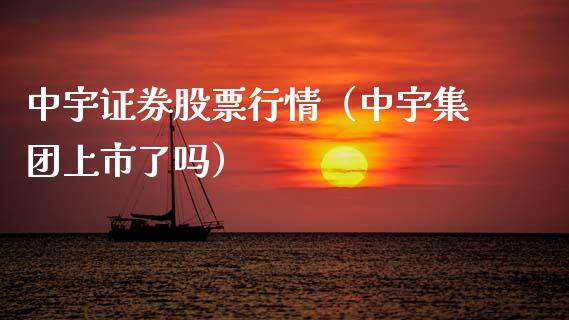 中宇证券股票行情（中宇集团上市了吗）_https://www.qdlswl.com_外盘_第1张