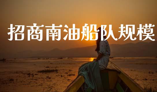 招商南油船队规模_https://www.qdlswl.com_直播_第1张
